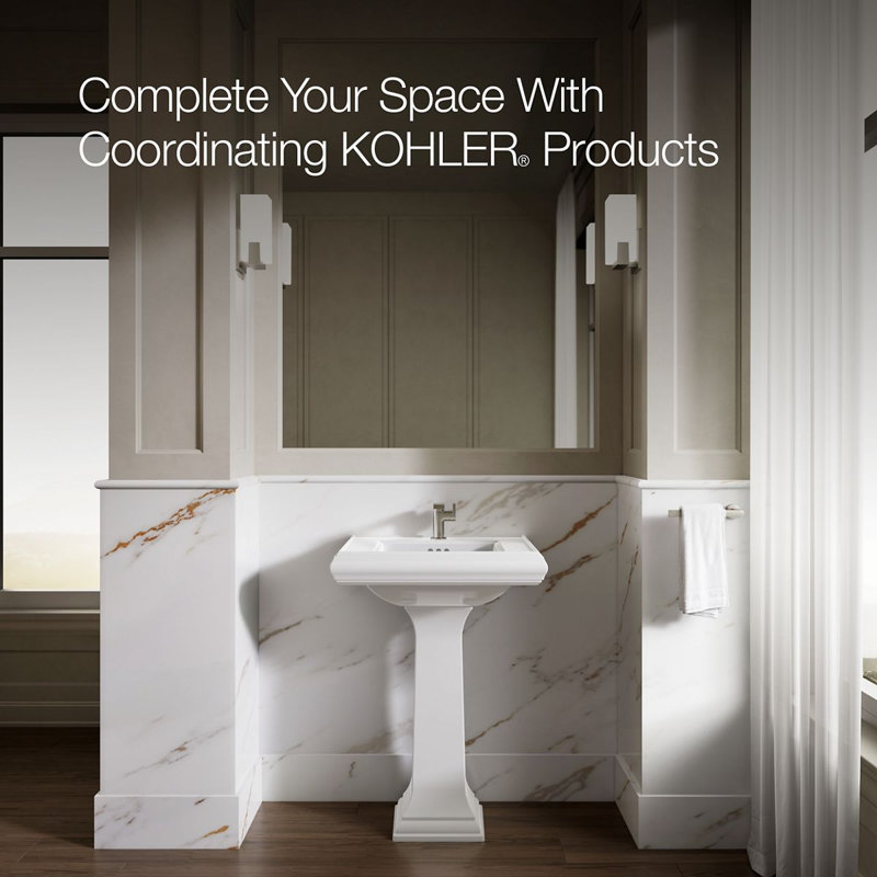 Memoirs® Bathroom Sink Pedestal, White