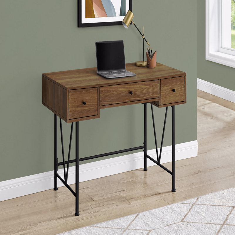 Latitude Run® Computer Desk, Home Office, Laptop, Storage Drawers, 48"L ...
