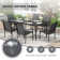 Leyre 6 - Person Patio Dining Set with Rectangular Table