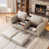 Greige Faux Leather