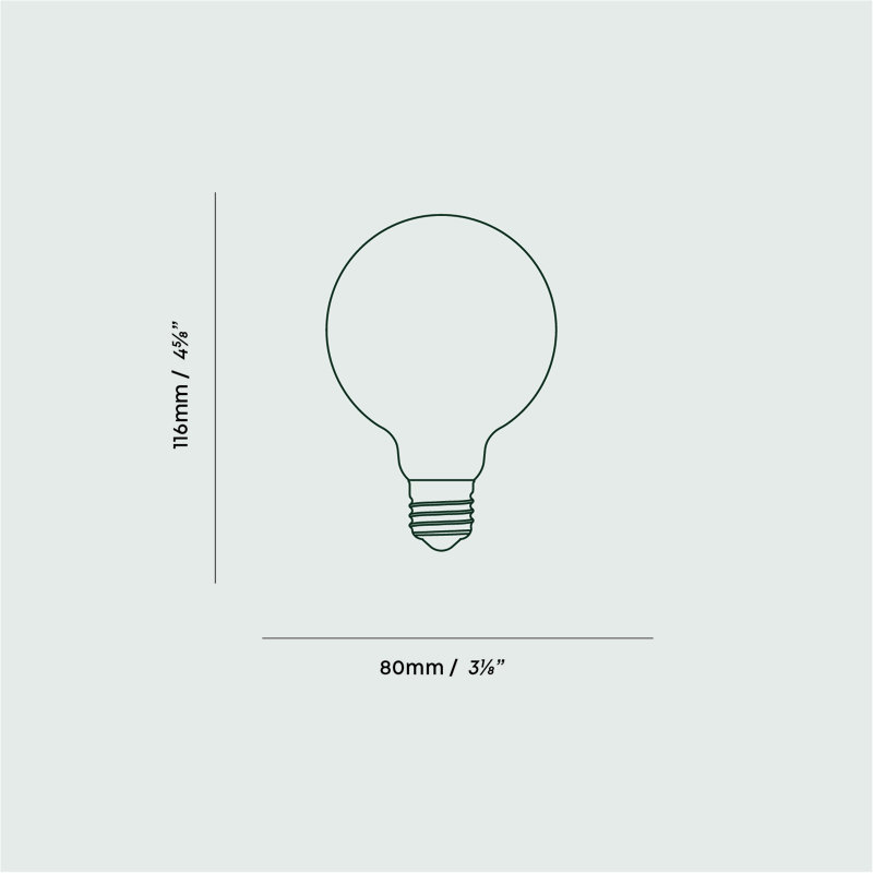 Ampoule DEL Porcelain II E26