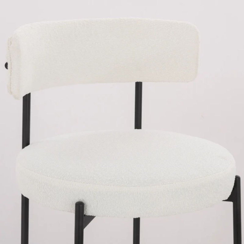 Chaise de salle à manger Lumi, Blanc
