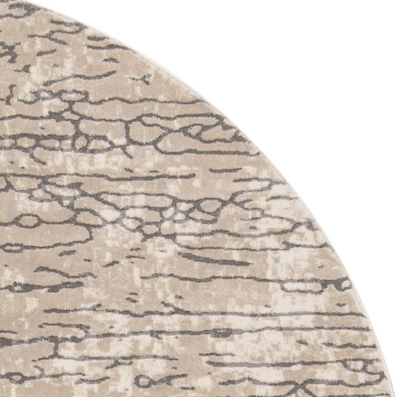 Edvin Performance Abstract Rug, Round 6'7"