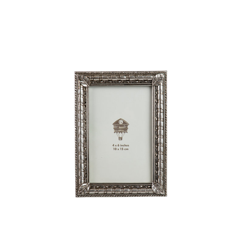 RESIN PHOTOFRAME, Silver, 13cm x 18cm