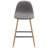 Heilig Upholstered Counter Stool with Metal Frame-1106044324