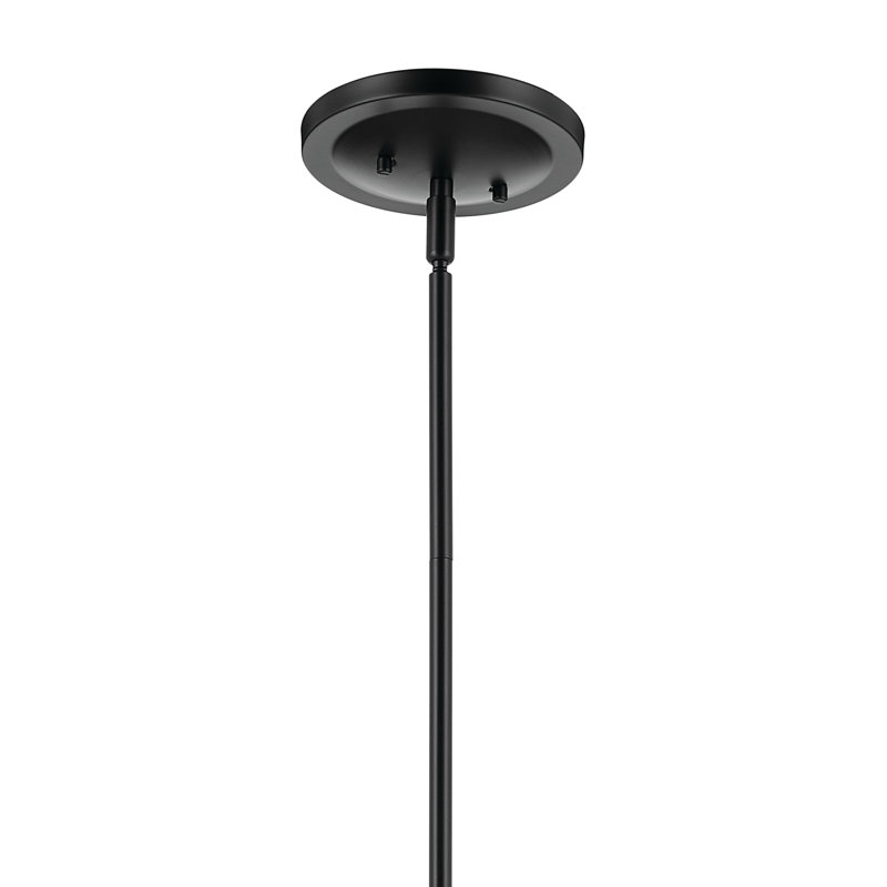 Lustre à bras traditionnel mis à jour, H 23 po x l 41,25 po x P 41,25 po, Noir satiné, 8