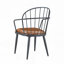 Upholstered Dining Chair With Metal Legs