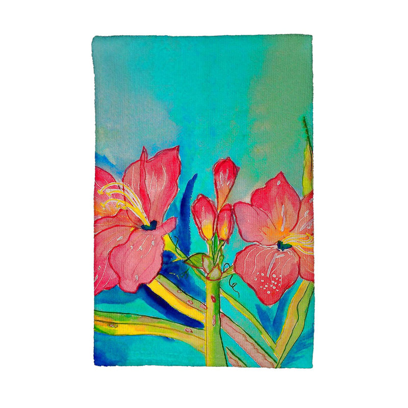 Serviette de thé amaryllis