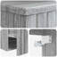 Single Bathroom Vanity with Ceramic Basin-184304316