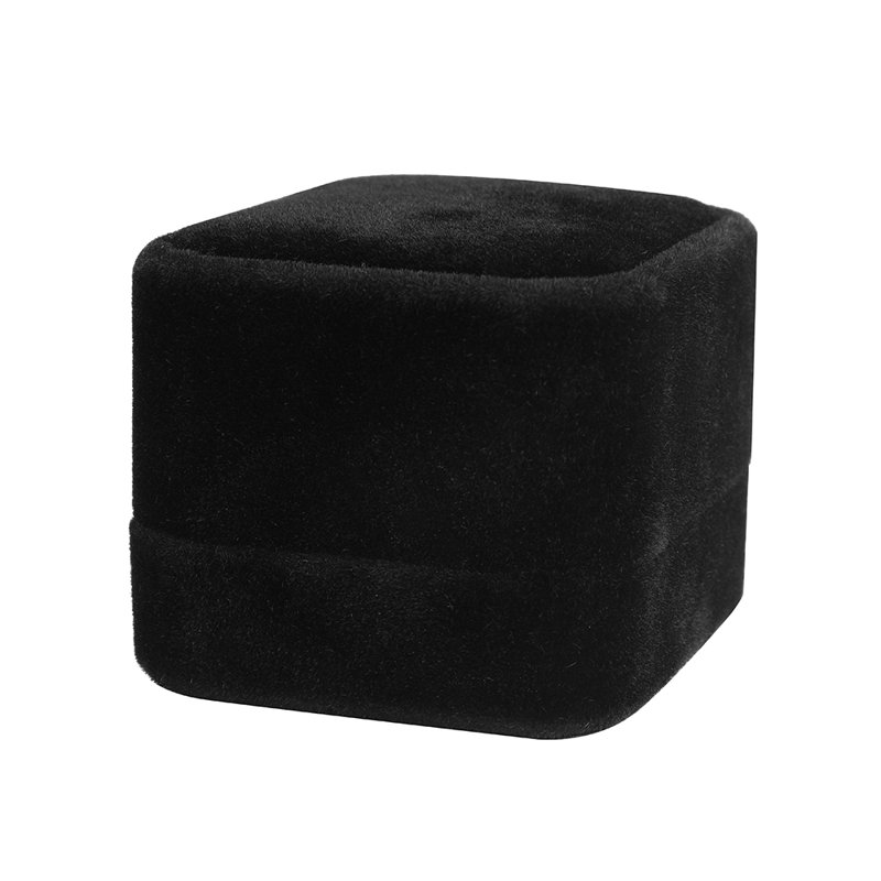 Boîte à bijoux boucle d’oreille, Noir