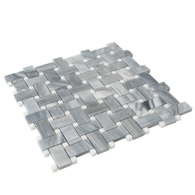 12" x 12" Marble Random Mosaic Wall & Floor Tile