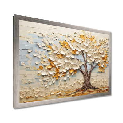 Minimalisme américain Basswood Tree IV - arbre, décoration murale