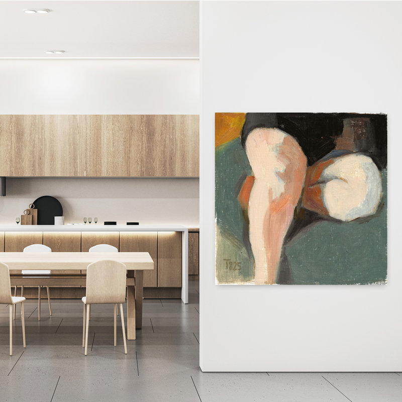 Art contemporain, art contemporain abstrait, H 48 po x l 48 po