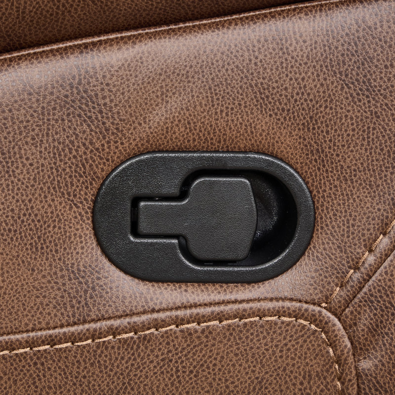 Canapé inclinable 88 po 88 po Classic, Brun