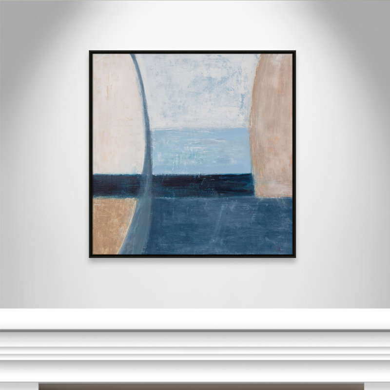Beach Deco - Square Version Print par Casa Fine Arts, Espresso, H 37,5 po x l 37,5 po