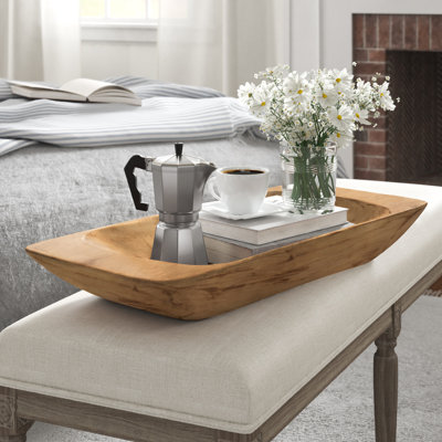 Tufan Wood Decorative Bowl