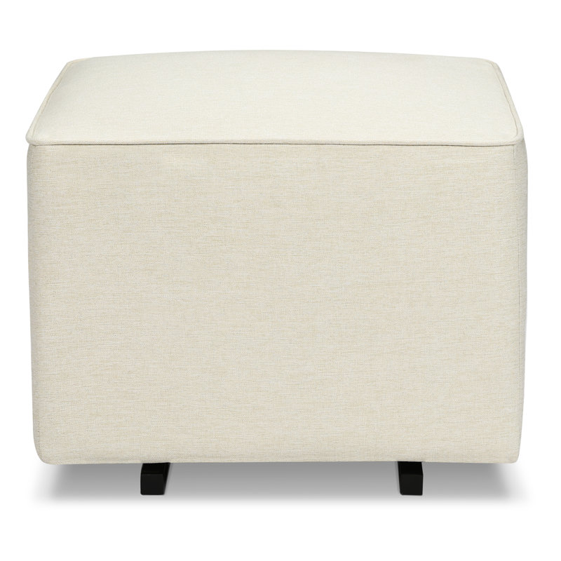 Universal 22" Square Standard Ottoman, Vanilla 100% Polyester
