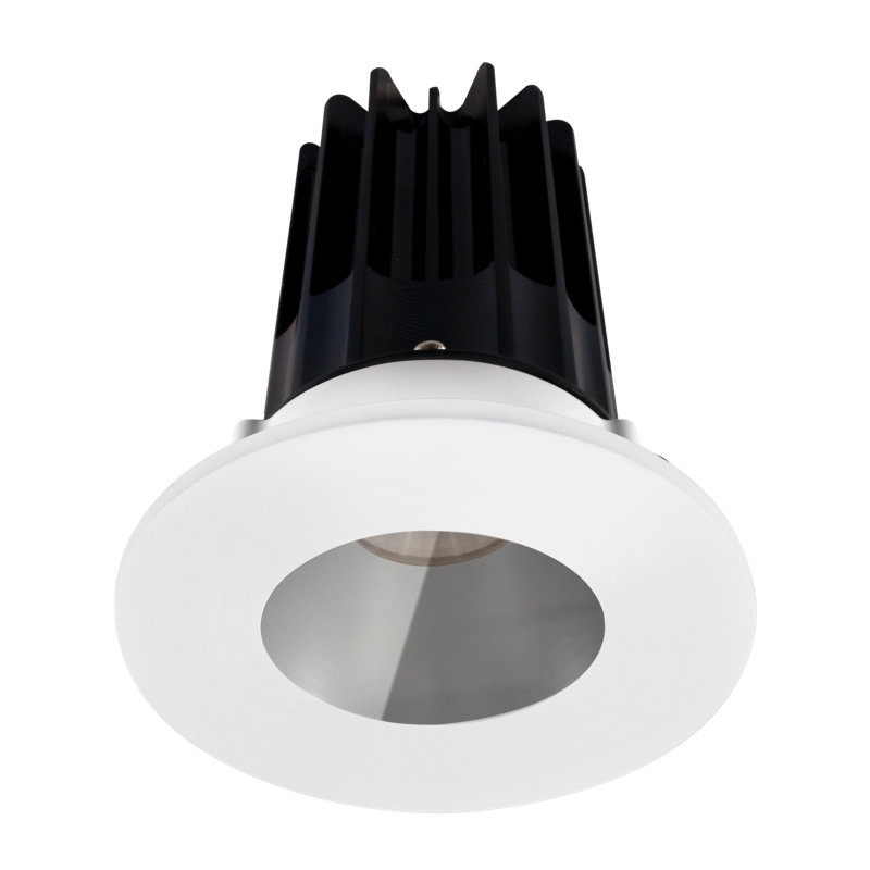 Ensemble d'éclairage encastré 3,13 po DEL Remodel Retrofit, Chrome / Blanc, 4 000 K, 1020