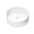 Dyconn Faucet Glossy White Ceramic Circular Bathroom Sink