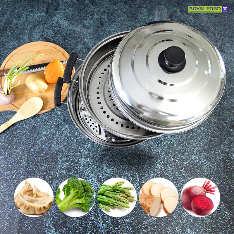 7.3L Stainless Steel Multipurpose Steamer Pot