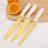 15Pcs Kitchen Knife Set Non Stick Knives Set with Block Cutlery Knife Block Sets