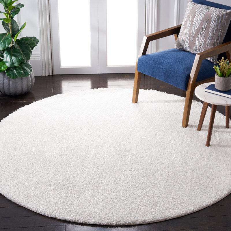 Tapis blanc Coucou, Rectangulaire 3 pi x 5 pi