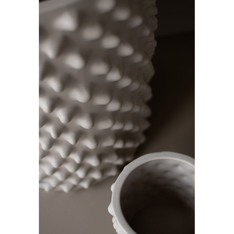 Ceramic Table Vase, Greige