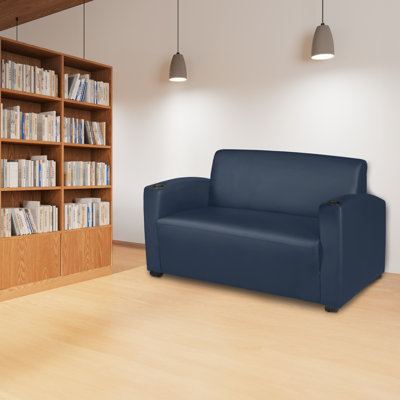Supernova 56" W Vinyl Seat Reception Chair