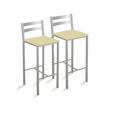 Frediana Upholstered and Faux Leather Bar Stool