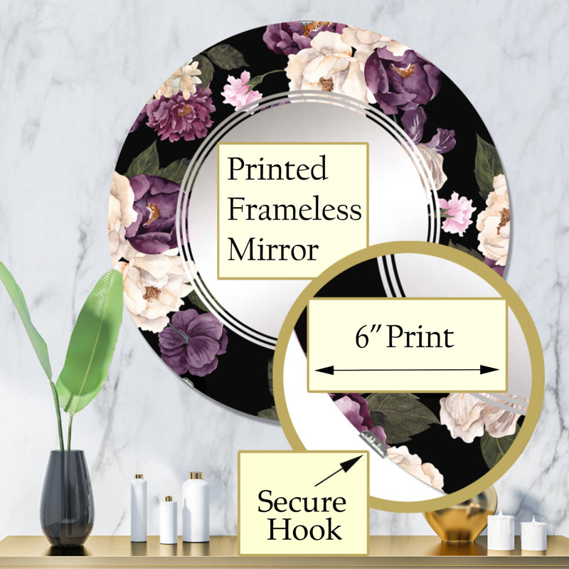 Miroir de salle de bain sans cadre, 32 po x 32 po