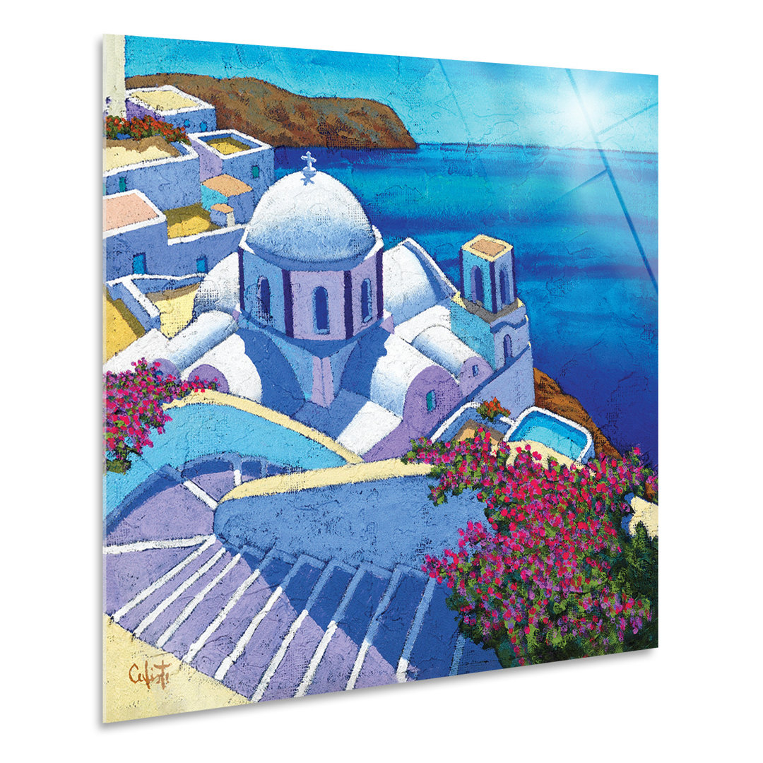 Leinwandbild Santorini Staircase von Stefano Calisti