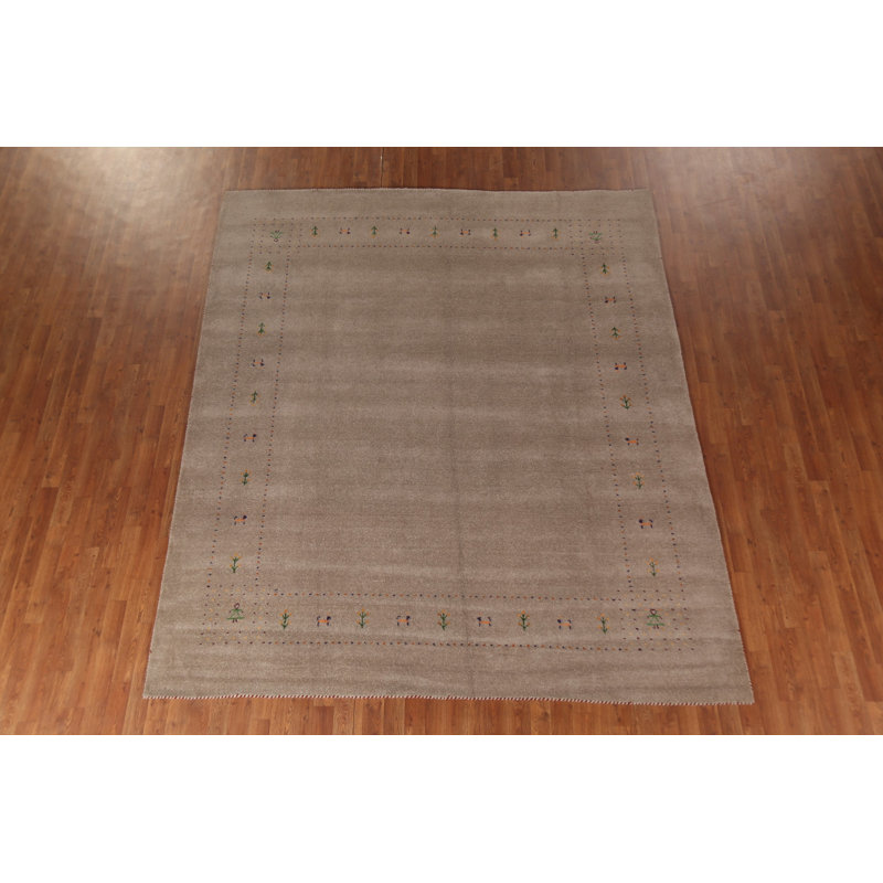 Tapis oriental tribal beige Gabbeh 8