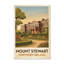 Mount Stewart, Northern Ireland - Romantic Travel Poster Of Historic Gardens And Stately Home. Giclee Print On Wrapped Canvas. Wall Art, Home Decor - Parks & Gardens, Northern Ireland - Wrapped Canvas Print-945020677