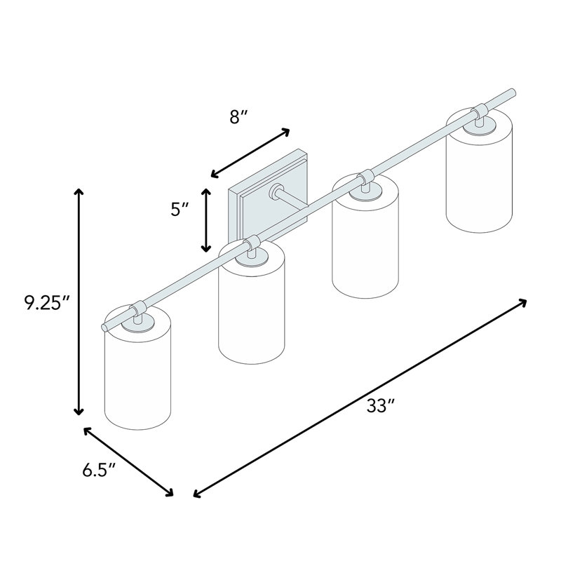 Hague 4 - Light Dimmable Vanity Light