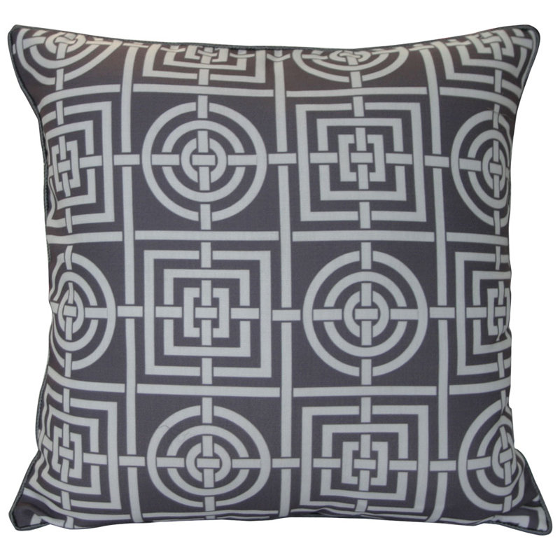 Coussin en cobalt Hornsey, Gris