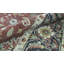 Hand-Knotted High-Quality Red and Charcoal Area Rug