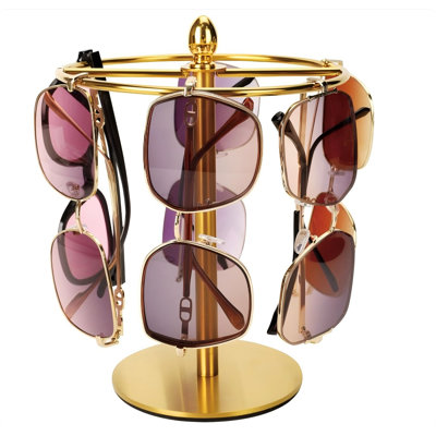 Sunglasses Organizer Display Stand, Eyeglass Holder Rack For 12 Pairs Of Glasses, Stainless Steel