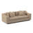Barrett 96 " Chenille and Velvet Sofa-70372808-70372774