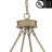 Beck 12-Light Dimmable Wagon Wheel Chandelier-882687909