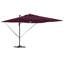 Roma Parasol with LED Strip Lights Aluminium and Polyester Garden Shade-515771277-515771273