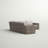 Ayantu Fully Assembled 102'' Wide Outdoor Wicker Reversible Patio Sectional with Cushions-1437054396