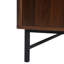 Meuble télé fonctionnel à 4 portes - 2 espaces de rangement, tablettes réglables, idéal pour l'organisation du salon, châtaignier-806576255
