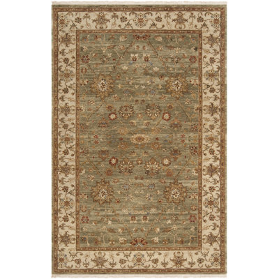 Derosier Wool Oriental Indoor Rug