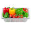 2 Pack 1/3 Size Perforated Stainless Steel Steam Table Pans For Buffet 4" Deep