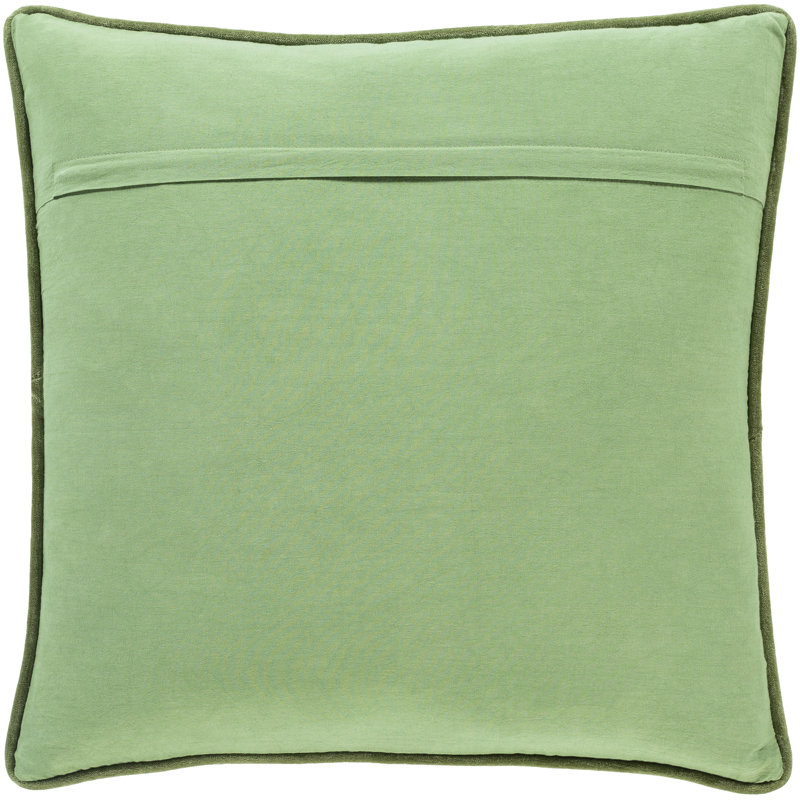 Cotton Pillow Cover, Bright Blue, 22" x 22"