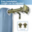 Tringle à rideaux simple réglable 1 po Adelene-290140613-290140633