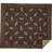 Farmhouse Star American Traditional Cotton Striped Quilt