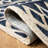 Cunningham Hand Tufted Jute/Cotton Geometric Rug in Blue/Beige-2006002027