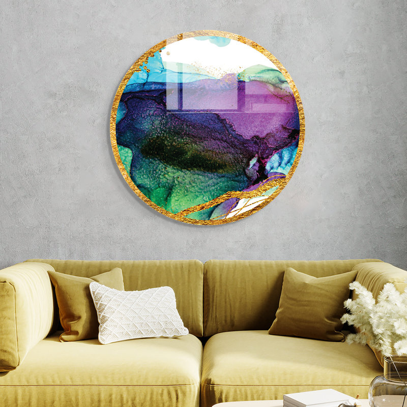 Peinture décorative en verre trempé