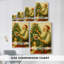 «Amber Snow Blessing» - Toile tendue avec châssis de qualité supérieure-1520118262